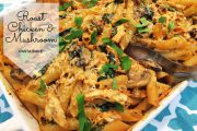 roast-chicken-and-mushroom-pasta-bake