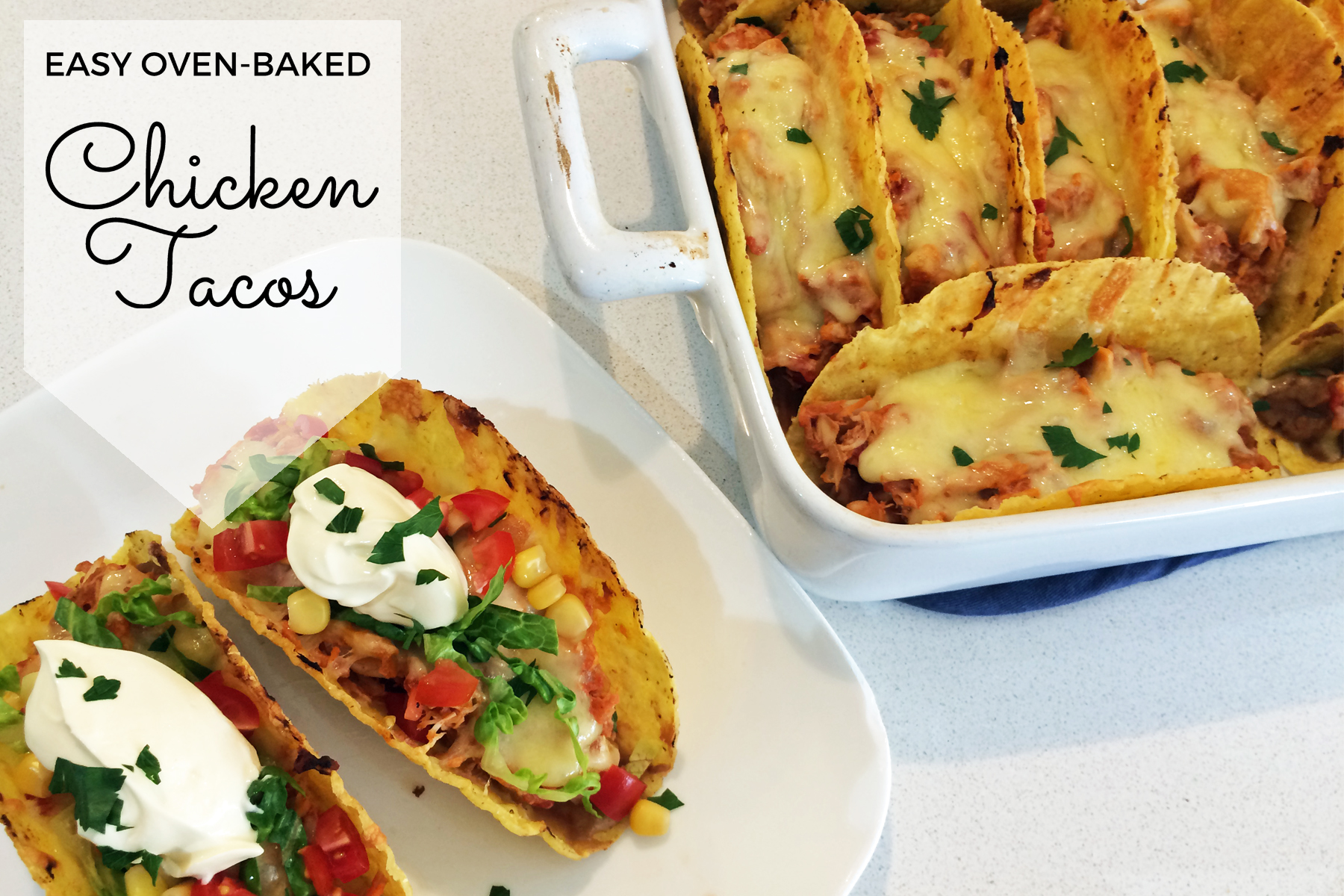 Easy Oven-Baked Chicken Tacos - Mumslounge