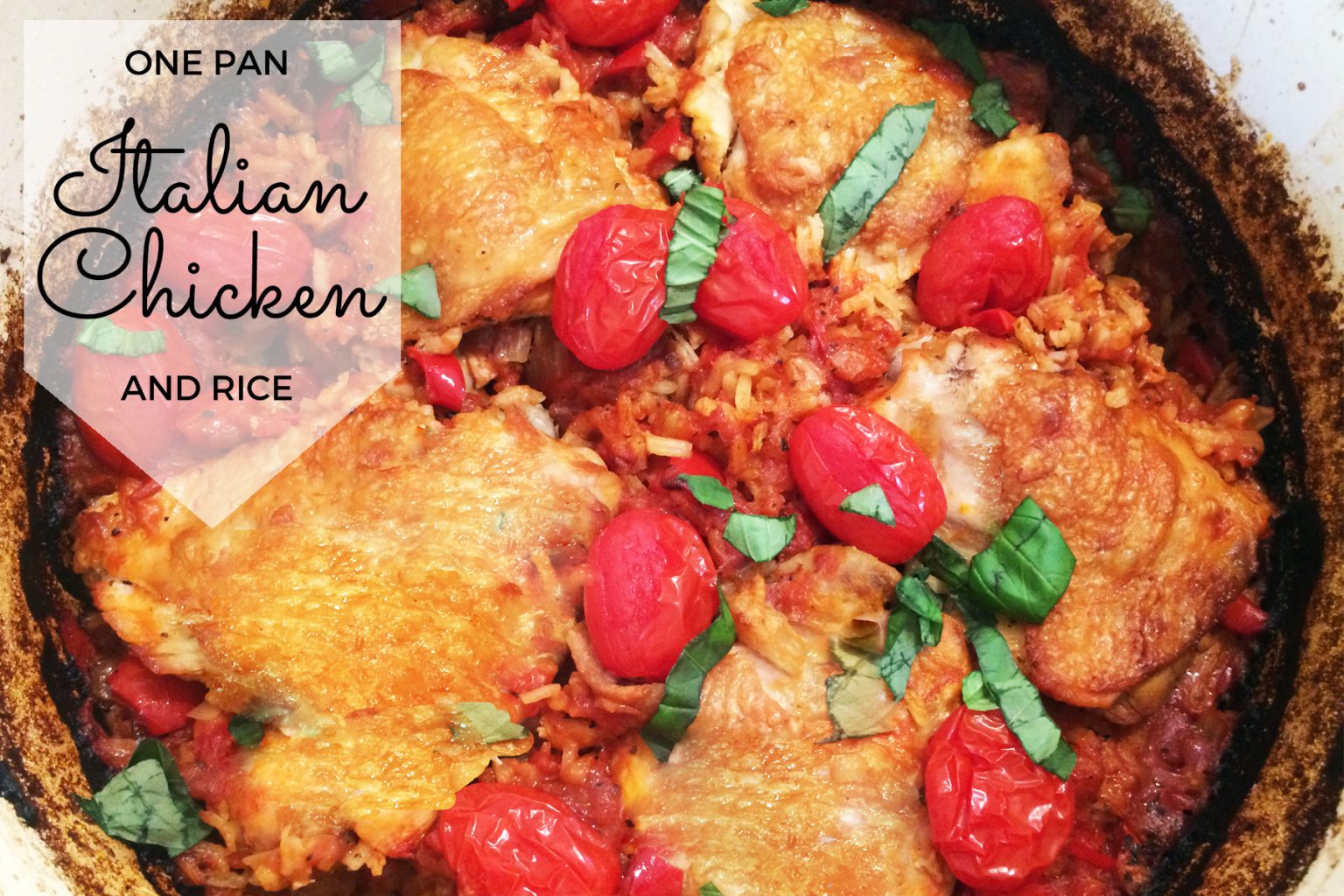 Italian Pan Rice One Pan Italian Chicken and Rice Recipe - Mumslounge