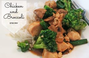 chicken and broccoli stir fry
