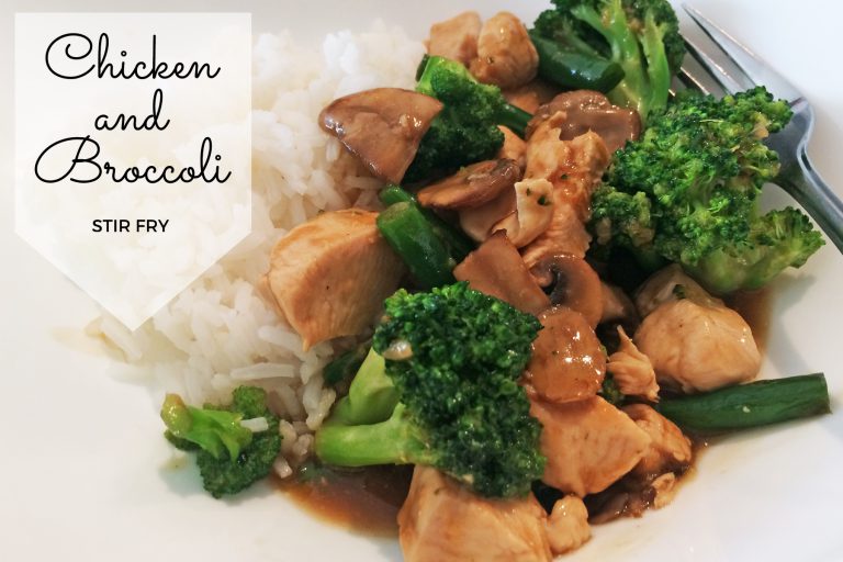 chicken and broccoli stir fry