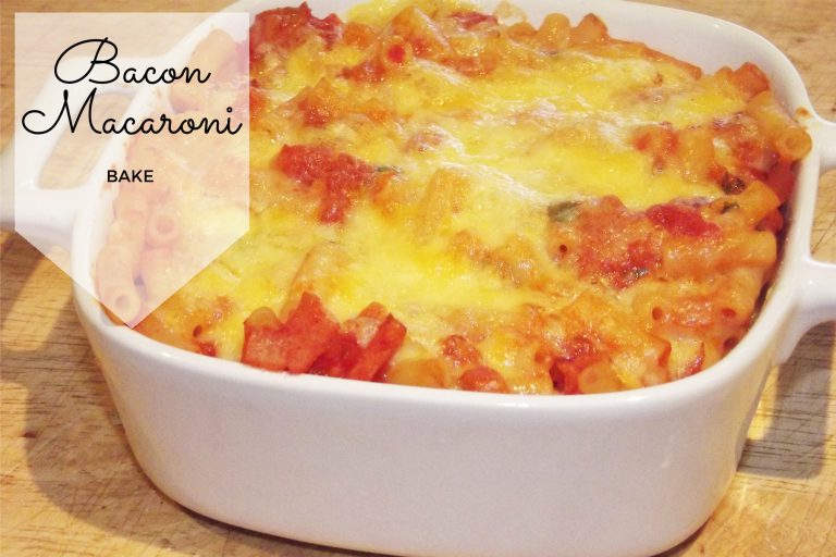 bacon macaroni bake