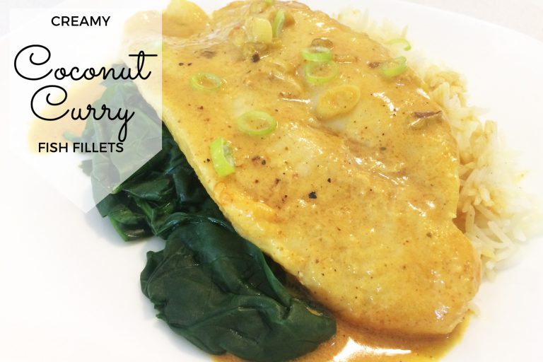 coconut curry fish fillets