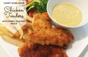 chicken tenders with honey mustard sauce