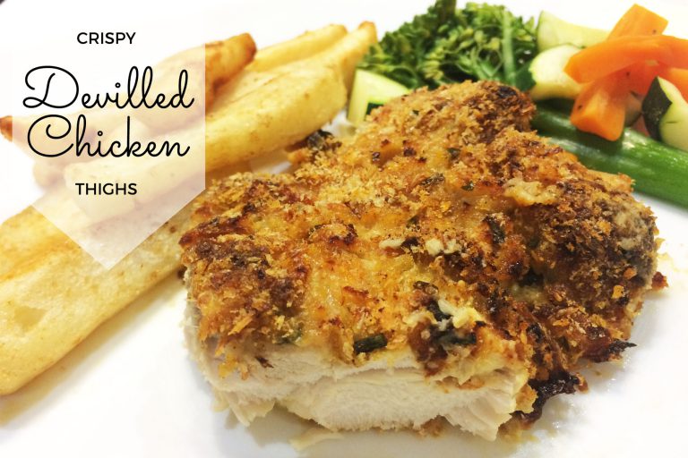 Crispy Devilled Chicken Thighs Recipe - Mumslounge