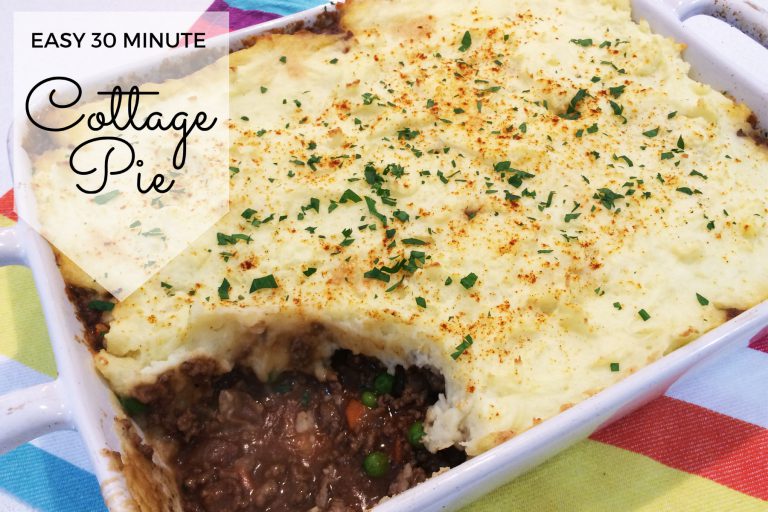 easy 30 minute cottage pie