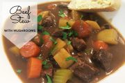 Beef Stew with Mushrooms