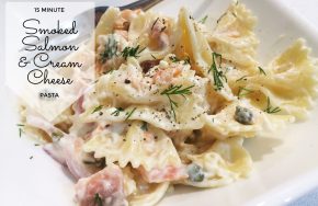 smoked salmon and cream cheese pasta