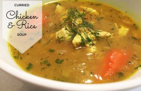 curried chicken and rice soup