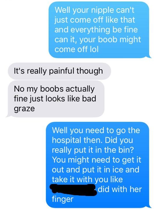 Mum Manages to Convince Her Daughter That Her Nipple Fell off in These  Hilarious Texts - Mumslounge