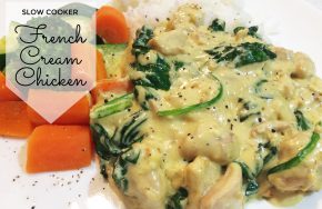 slow cooker French Cream chicken 01