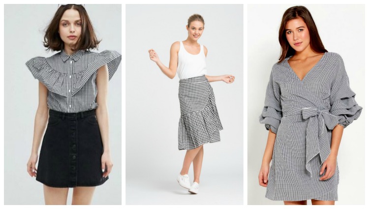 gingham pieces fashion