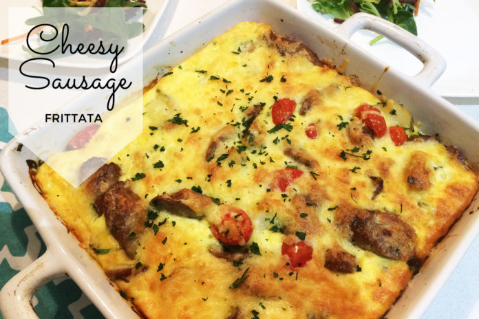 Cheesy Sausage Frittata Recipe  Mums Lounge