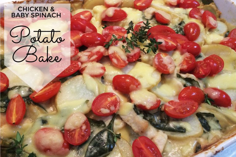 Chicken and Baby Spinach Potato Bake Recipe Mumslounge