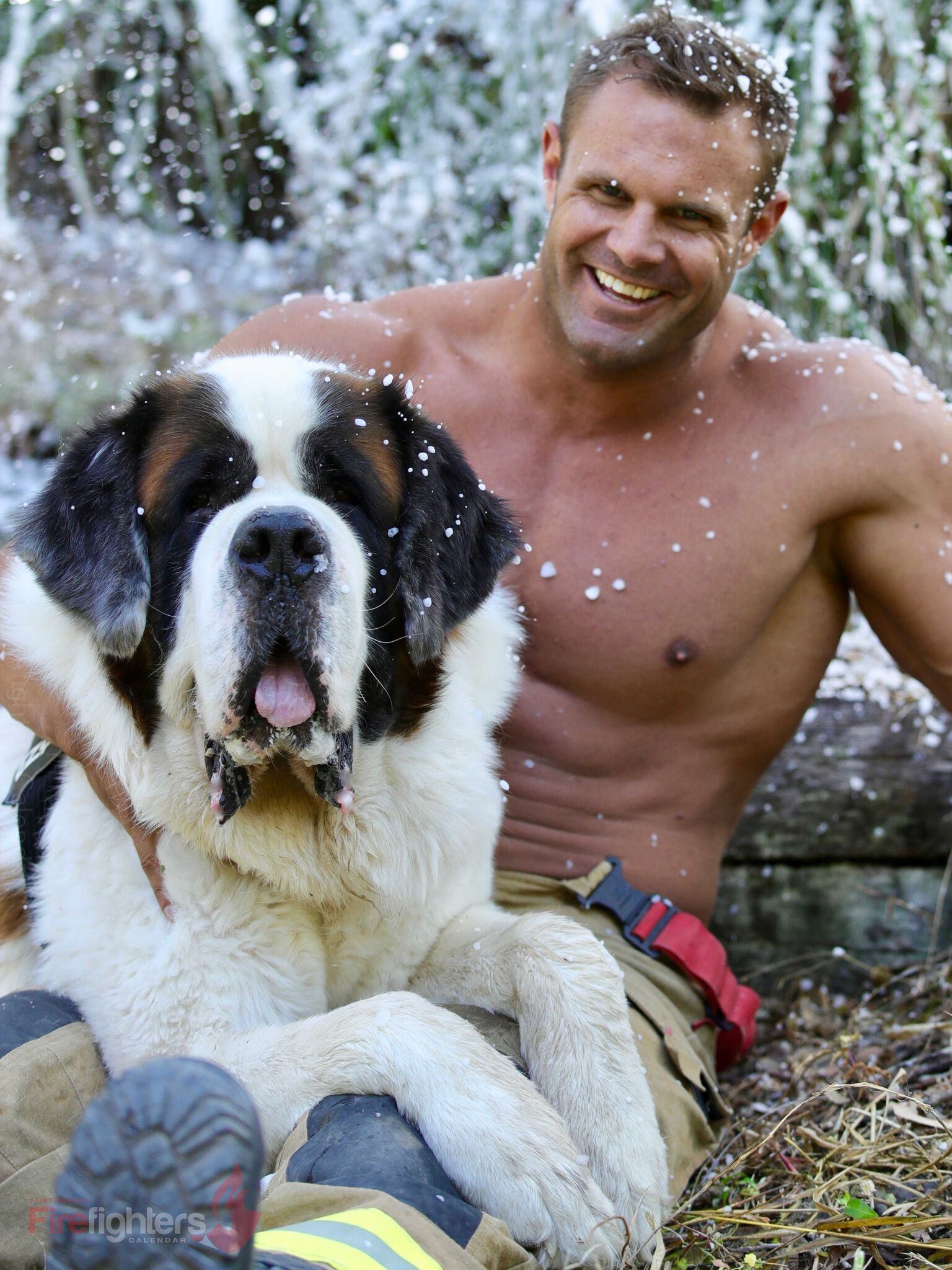Hot Aussie Firefighters Posing with Animals for Charity Is the Sexiest Cale...