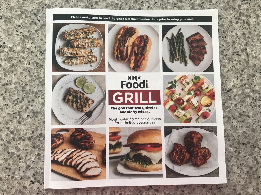 Ninja foodi discount grill recipe book