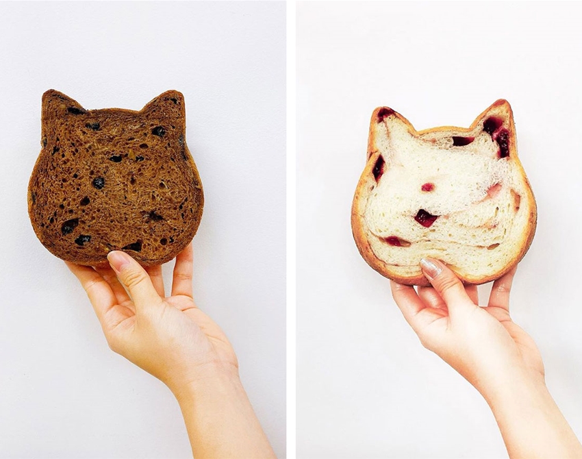 Japanese Bakery Makes Adorable Cat Bread That Is Almost Too Cute To Eat