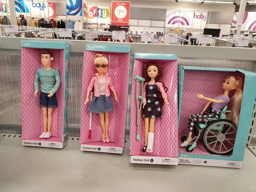 Kmart release dolls with disabilities 