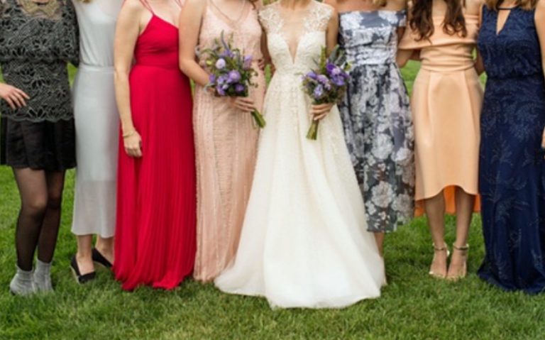 Getting married in a red clearance dress