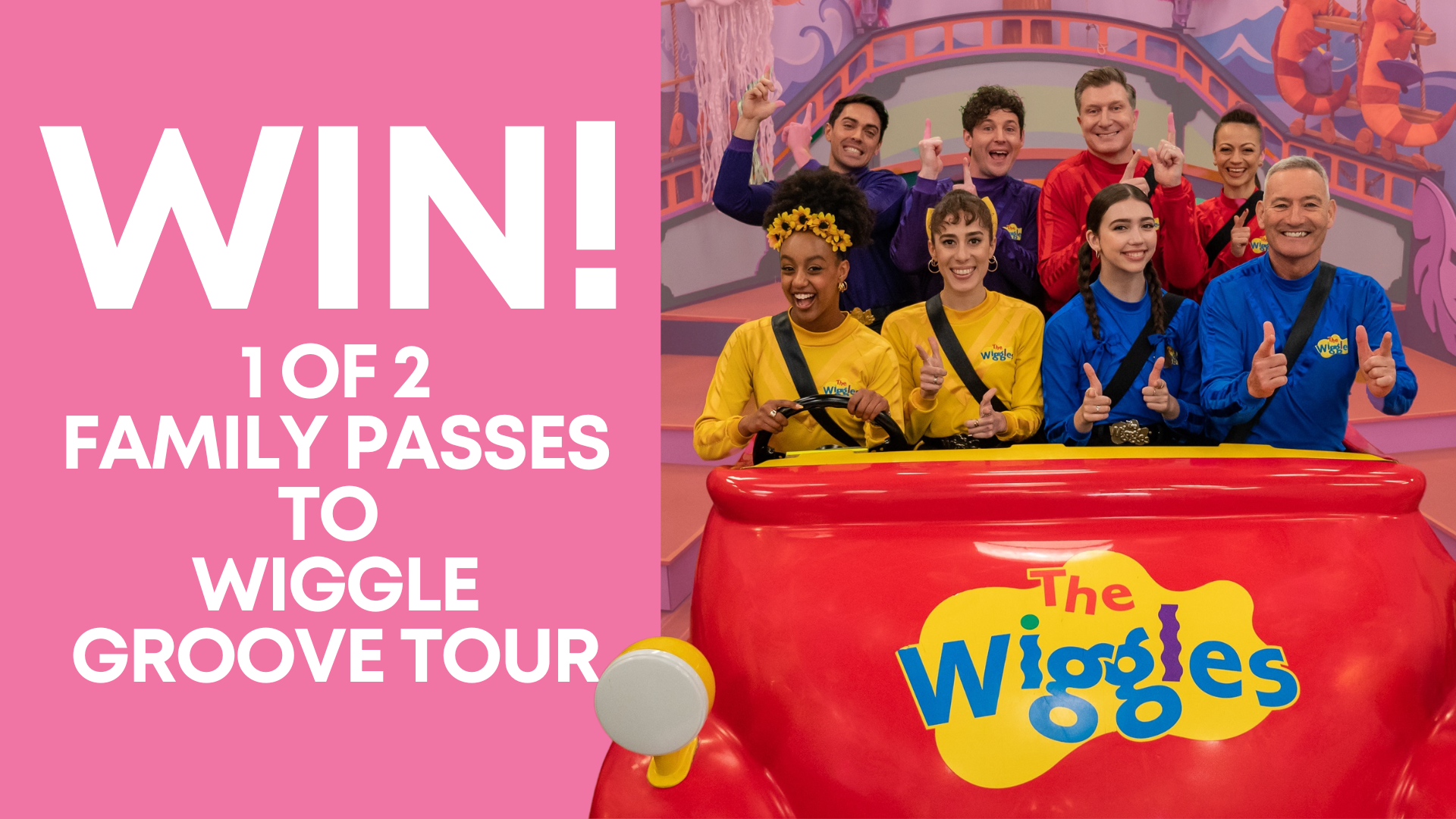 Win 1 of 2 Family Passes to the Wiggles' Wiggle Groove Tour Mumslounge