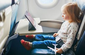 woman wanted me to take my iPad off my daughter on the plane