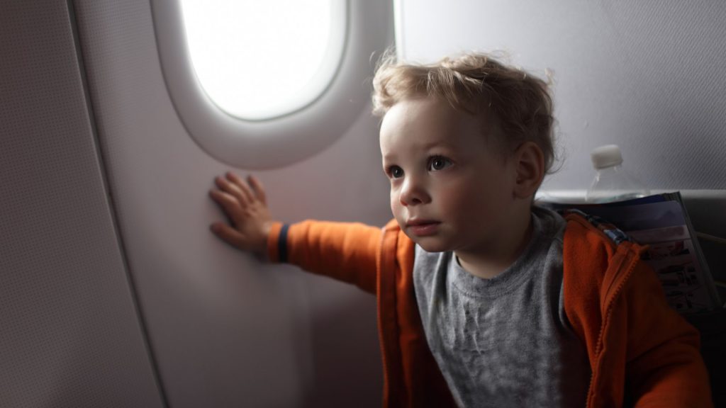 take away child's iPad on flight 