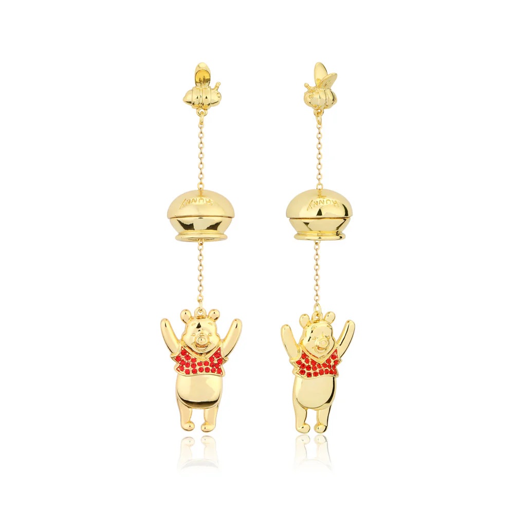 Winnie the Pooh honeypot earrings disney jewellery gitft ideas