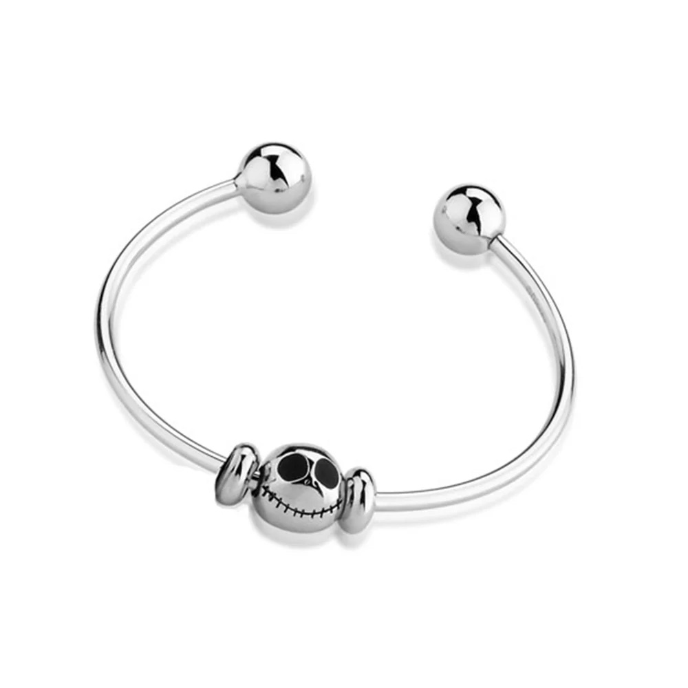 disney jewellery gift halloween jack skellington bracelet bangle