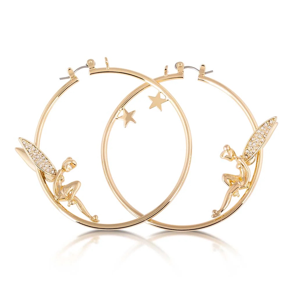 tinker bell hoop earrings Disney jewellery gift ideas