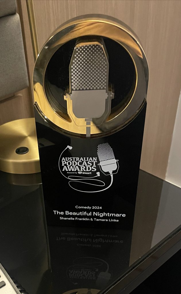 The beautiful nightmare wins best comedy podcast