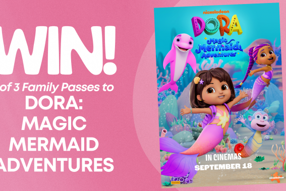 DORA: MAGIC MERMAID ADVENTURES Win cinema tickets family passes Australia