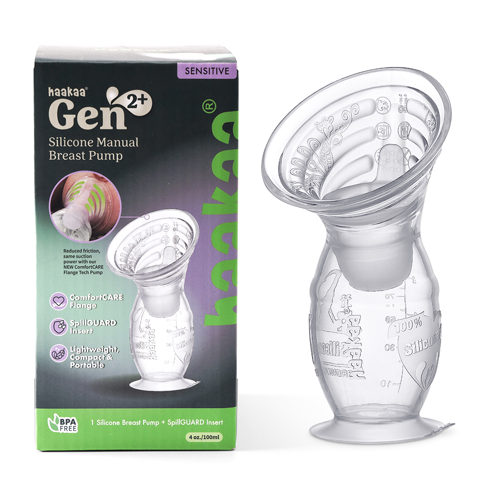 Haakaa Gen 2 Plus silicone manual breast pump 