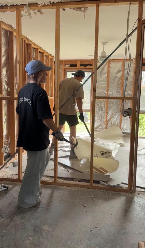 renovating with a baby - the Blocks Emma and ben share tips